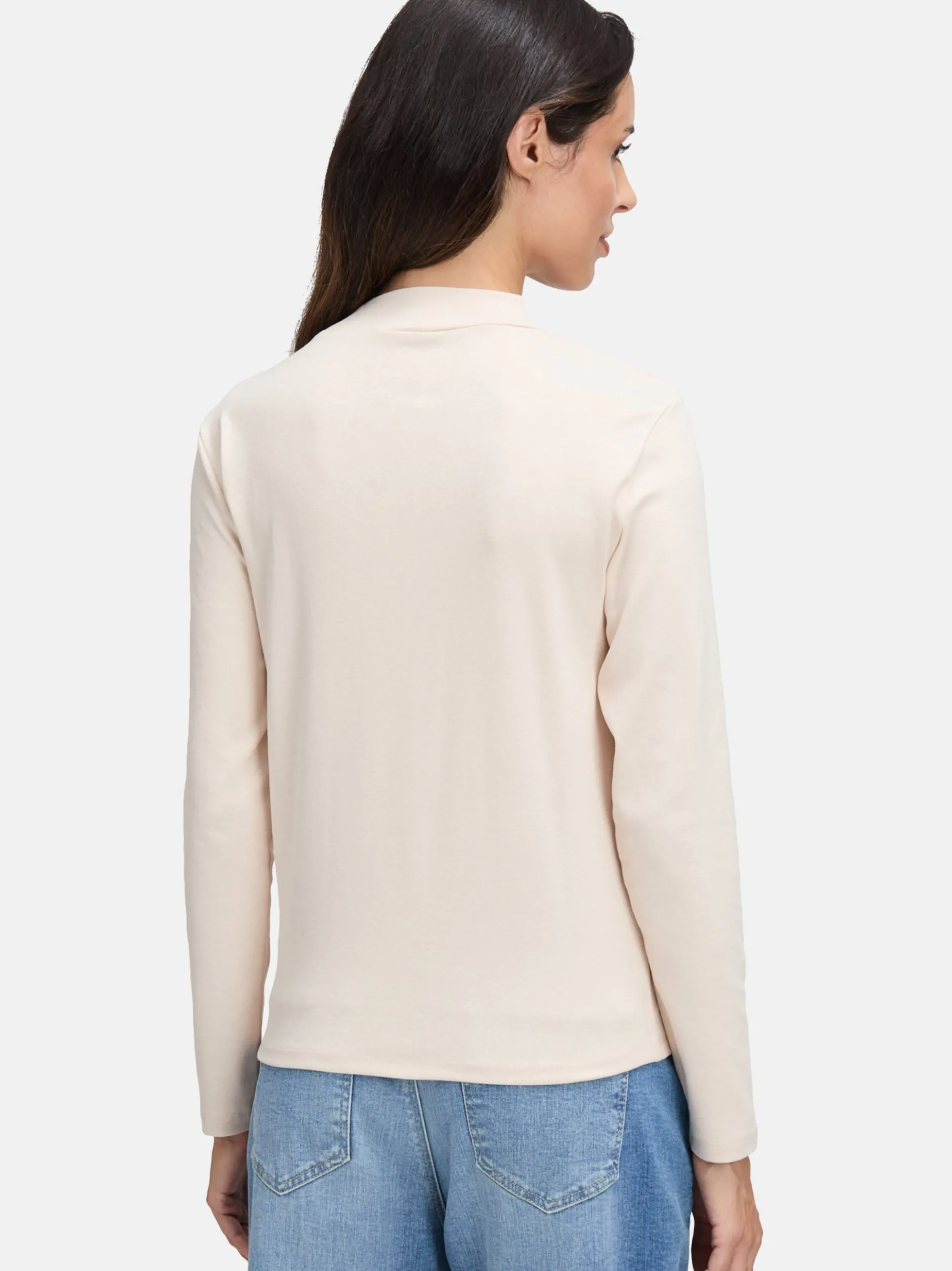 Cartoon Damen Langarm-Shirt in mais gold