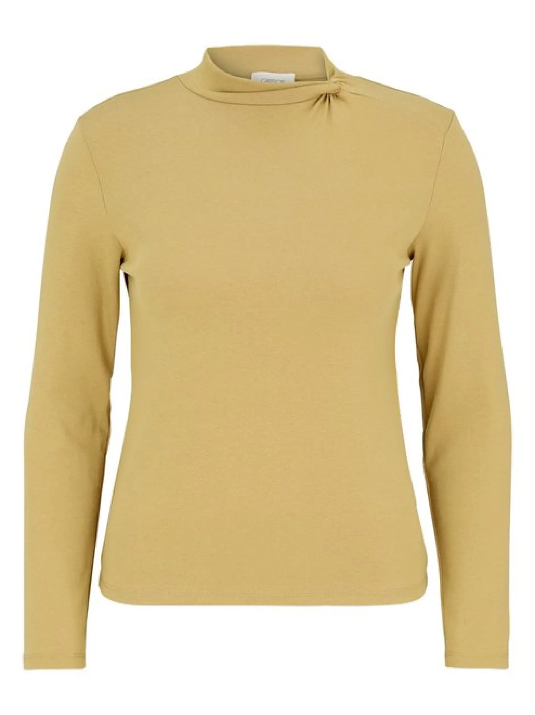 Cartoon Damen Langarm-Shirt in mais gold