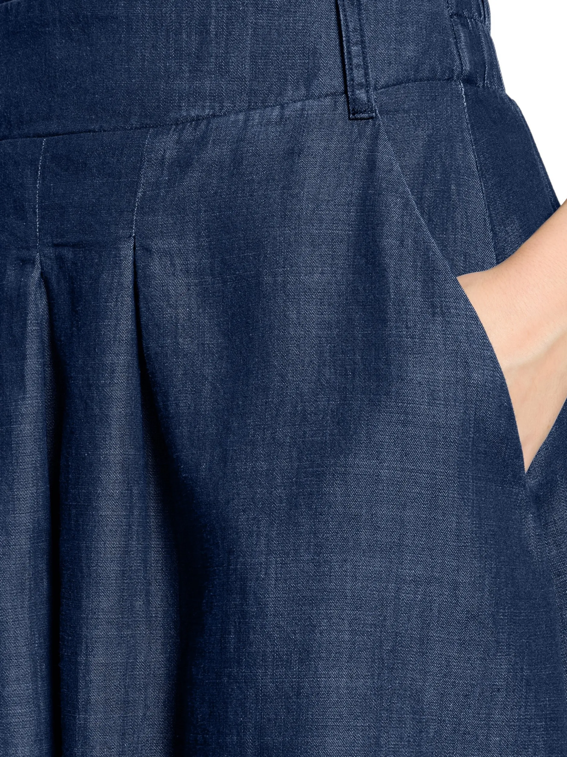 Cartoon Damen Midirock in denim - Länge: midi