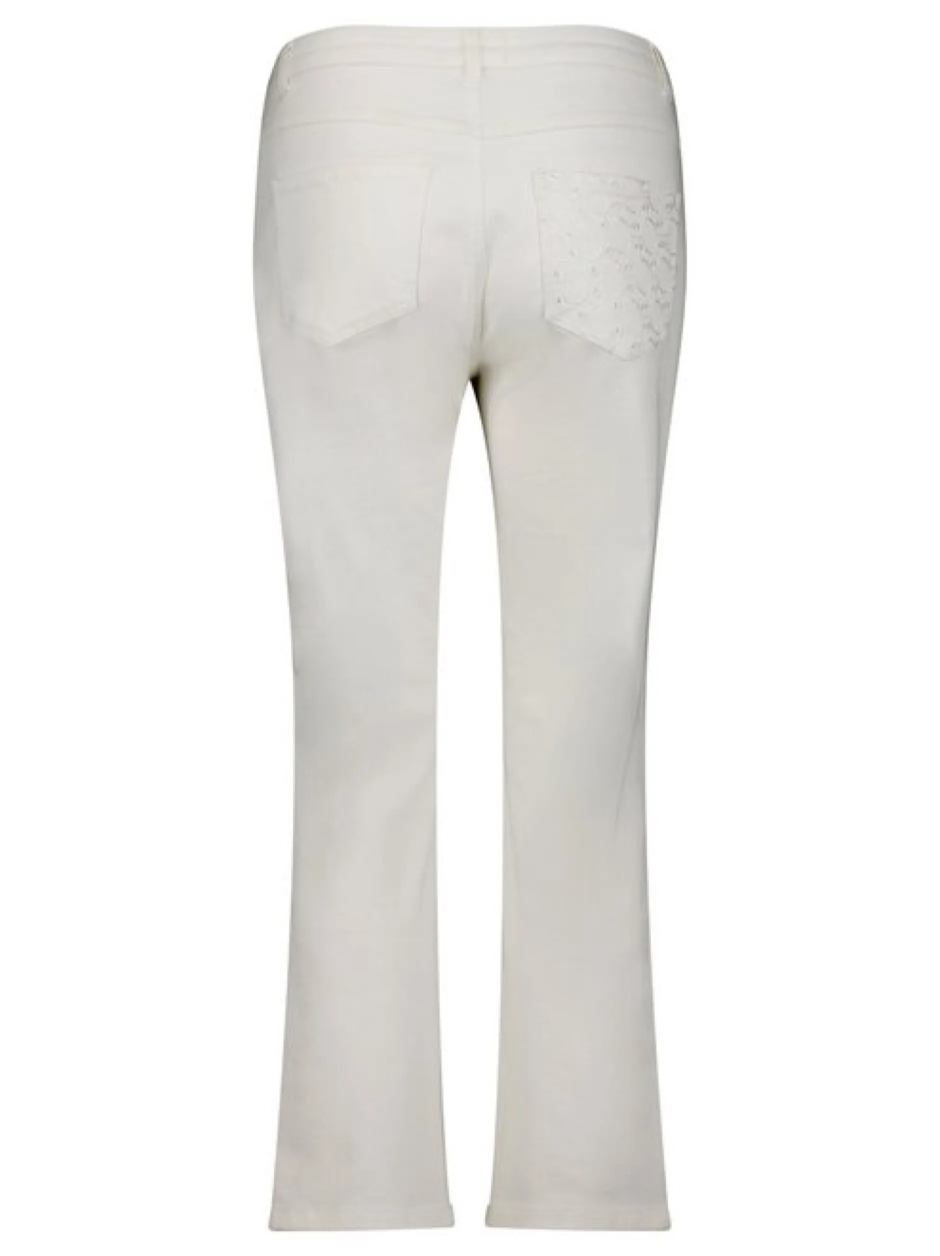 Cartoon Damen Regular Fit-Jeans in weiß