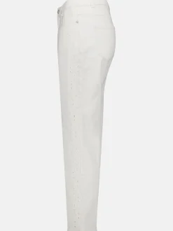 Cartoon Damen Regular Fit-Jeans in weiß