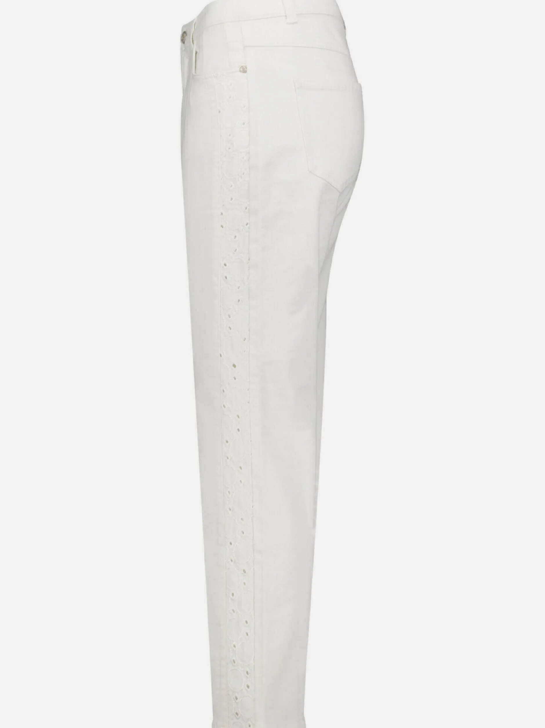 Cartoon Damen Regular Fit-Jeans in weiß