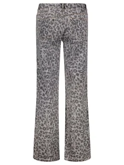 Cartoon Damen Stretch-Jeans in grau mehrfarbig