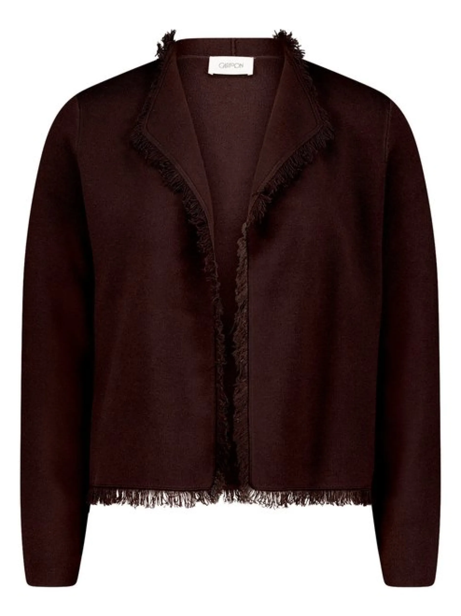Cartoon Damen Strick-Cardigan in braun