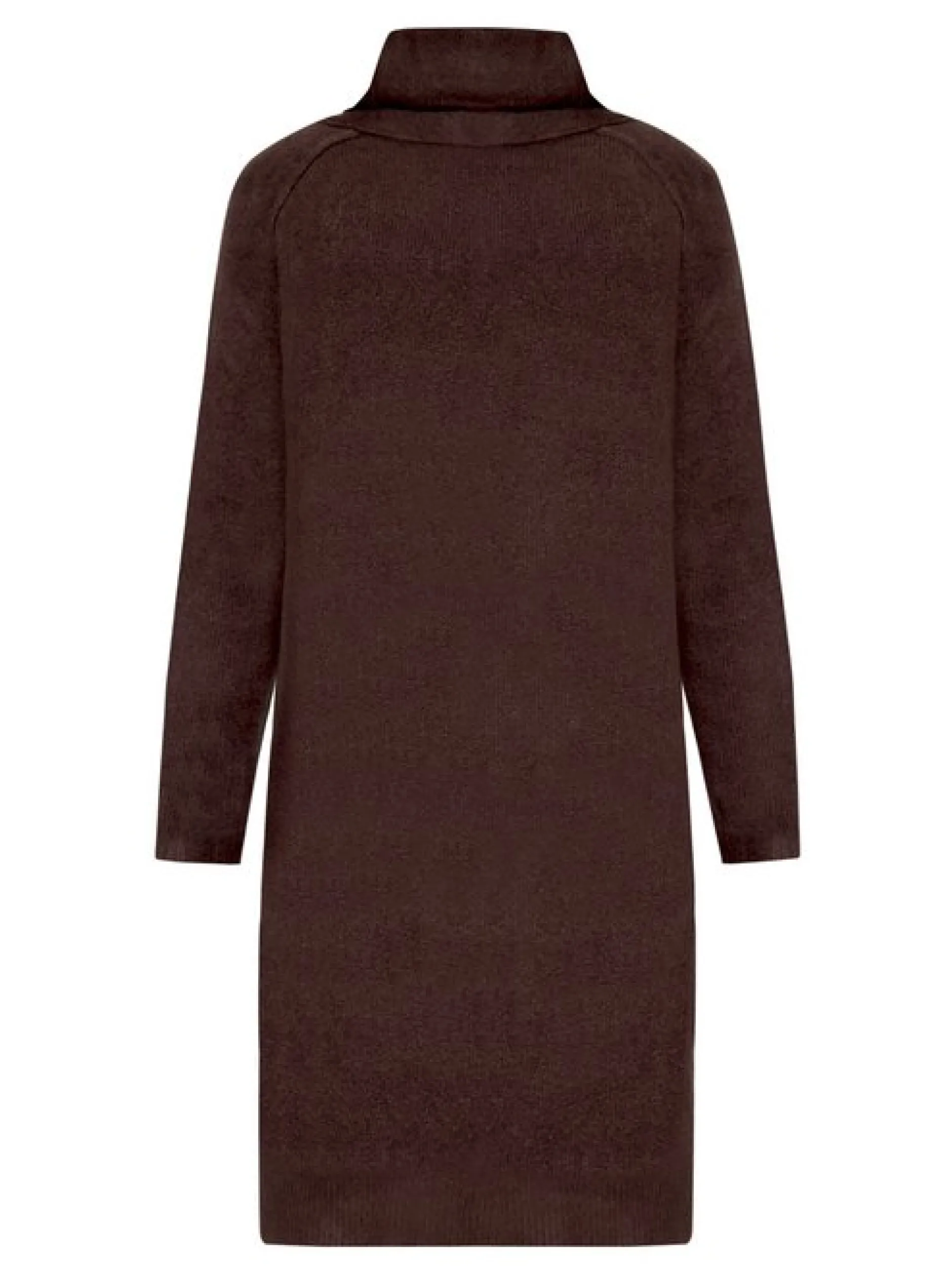 Cartoon Damen Strickkleid in braun