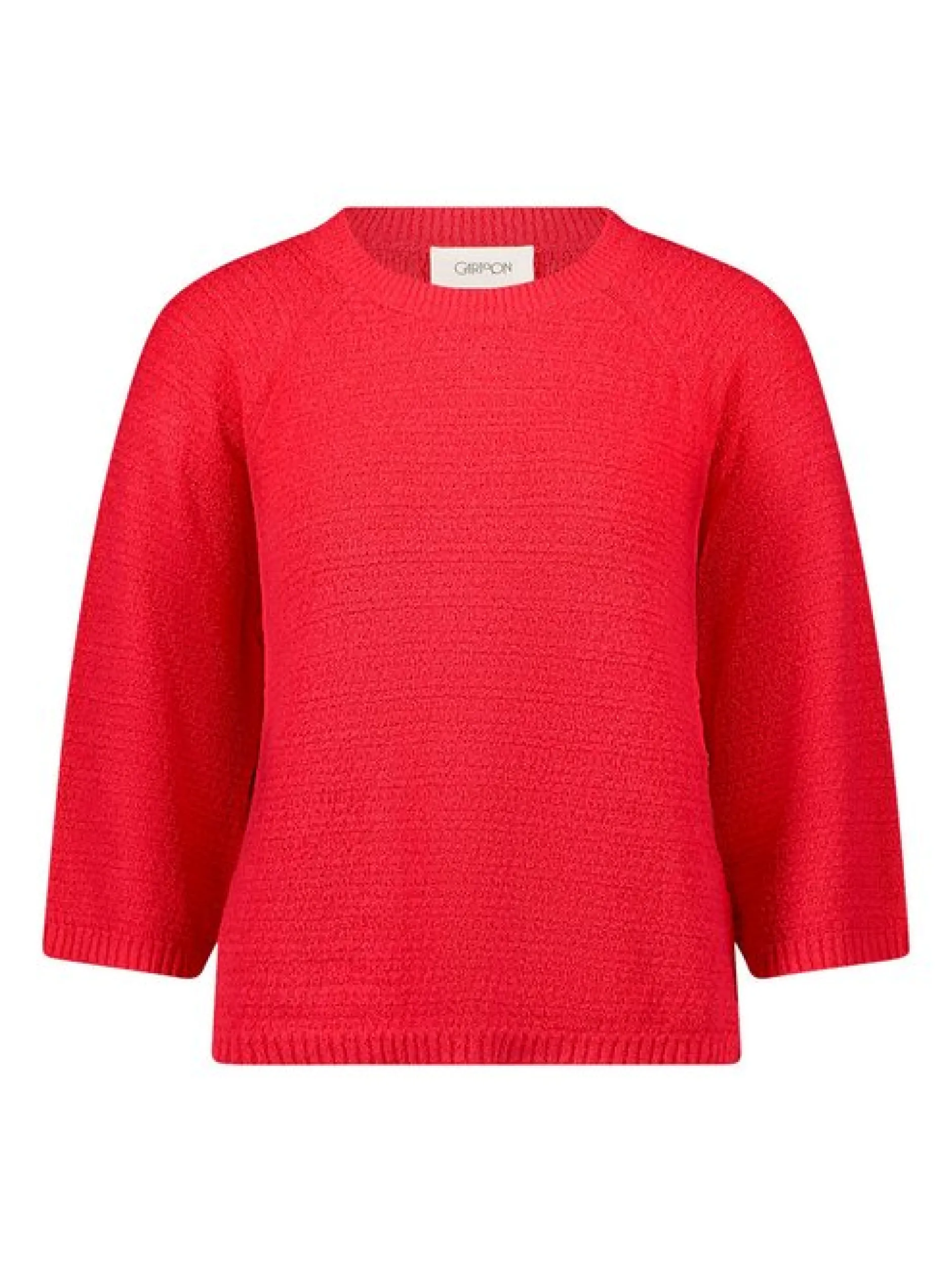Cartoon Damen Strickpullover in rot