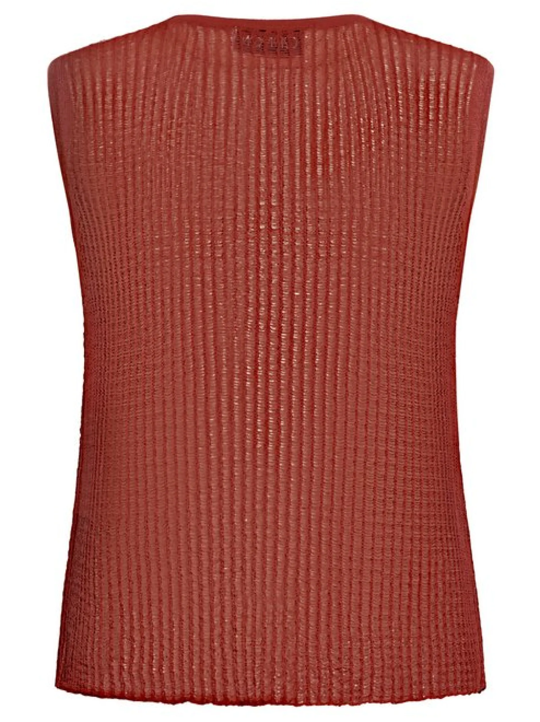 Cartoon Damen Strick-Top in braun