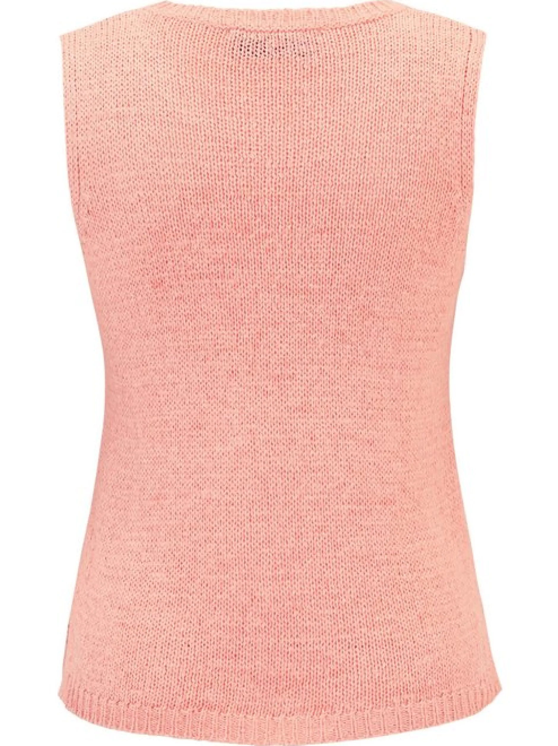 Cartoon Damen Strick-Top in rosa