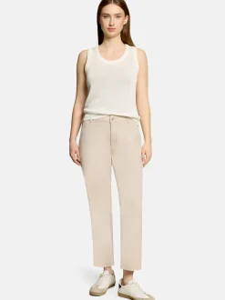 Cartoon Damen Strick-Top in weiß