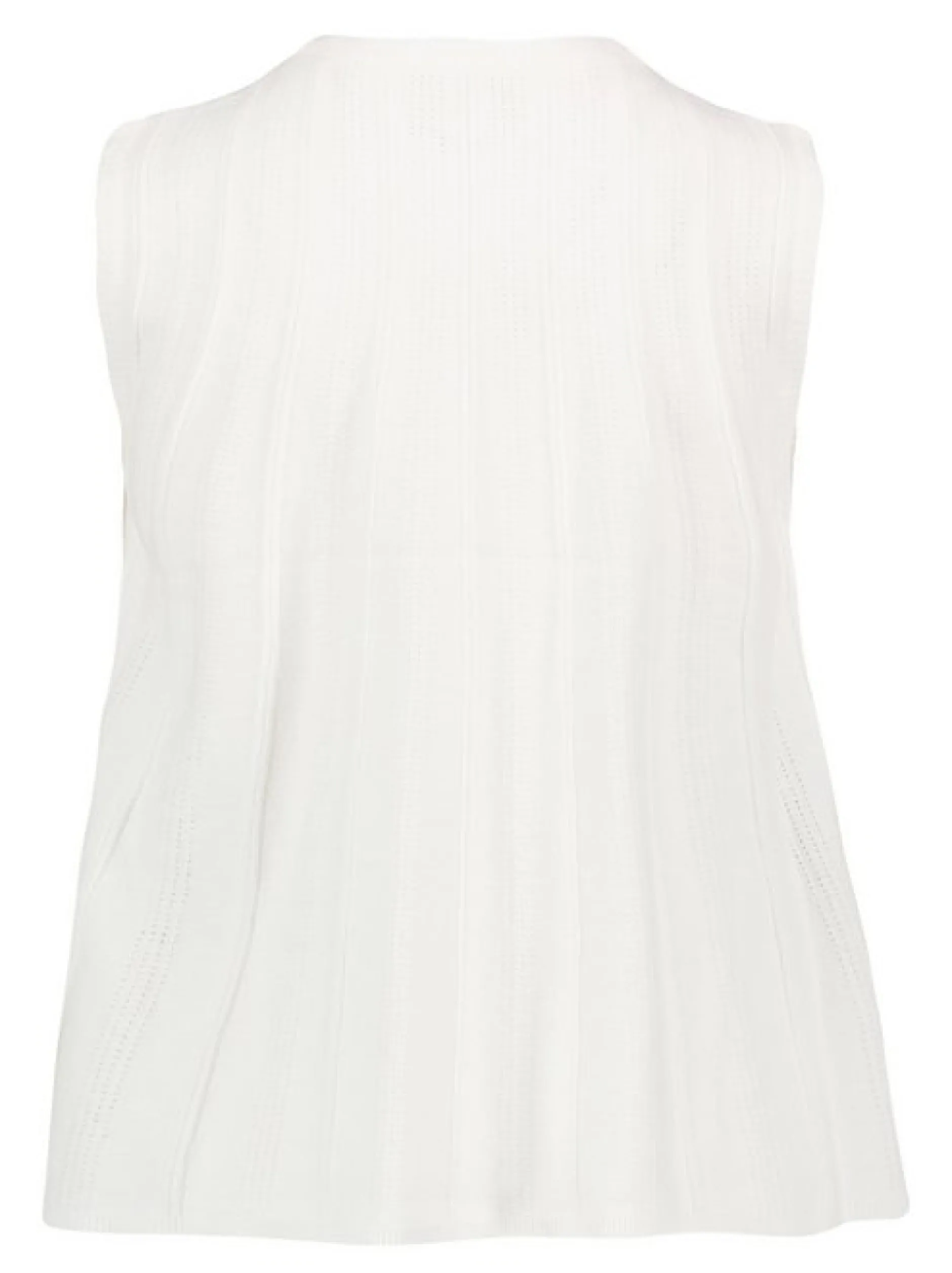 Cartoon Damen Strick-Top in weiß