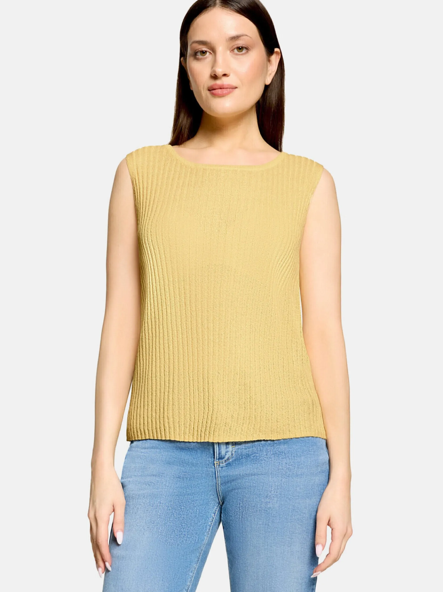 Cartoon Damen Top in gelb