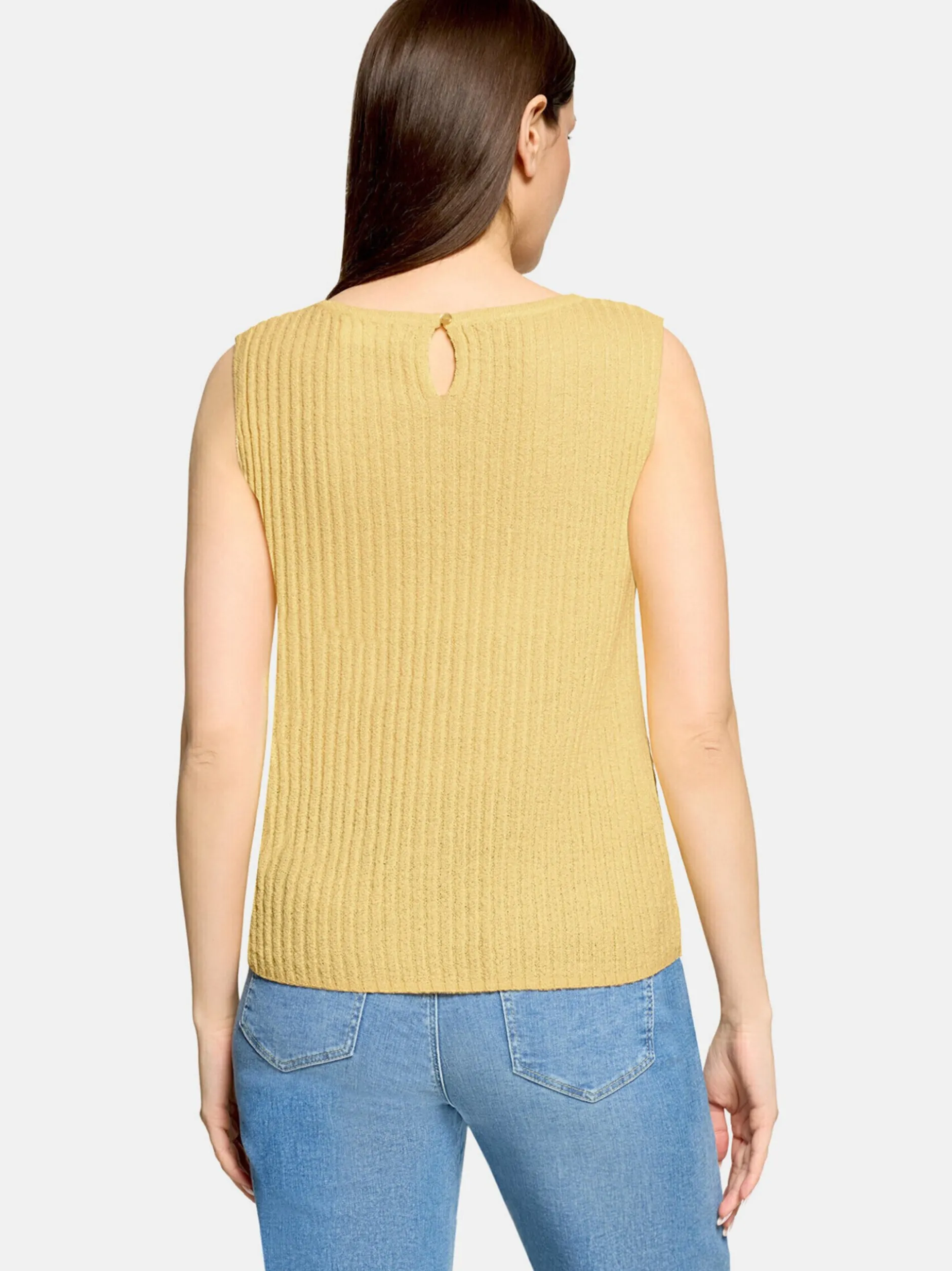 Cartoon Damen Top in gelb