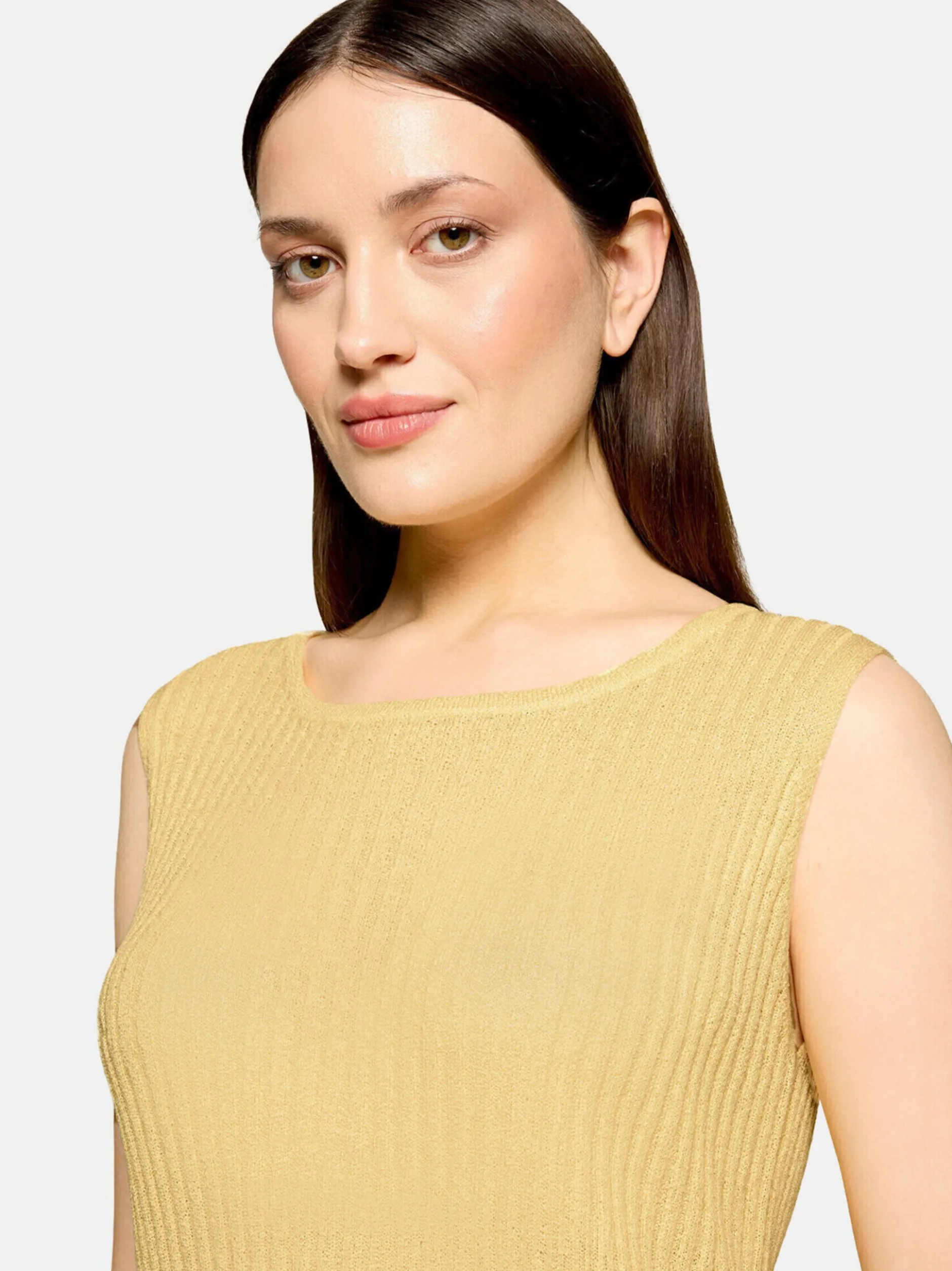 Cartoon Damen Top in gelb