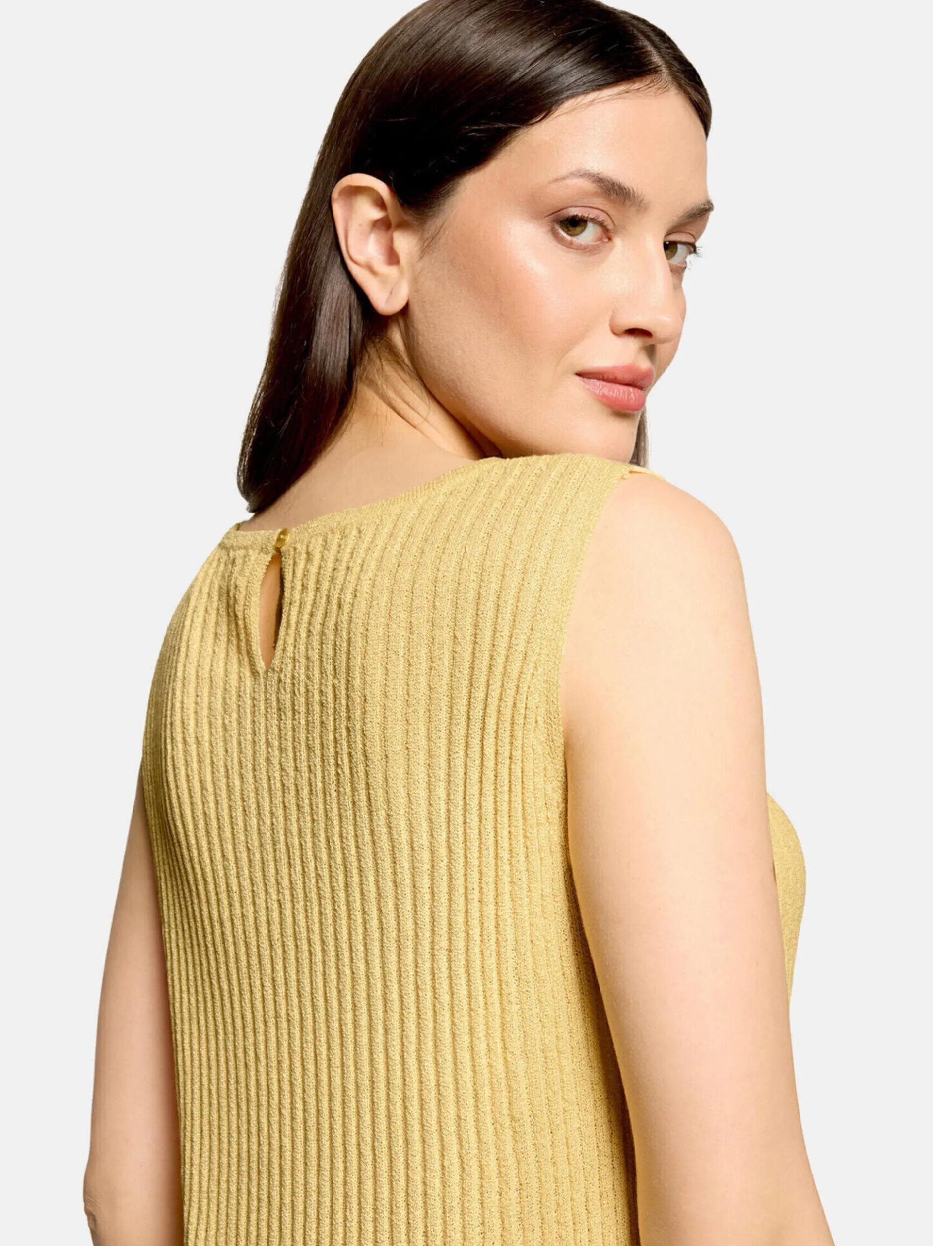 Cartoon Damen Top in gelb