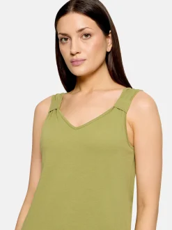 Cartoon Damen Top in gras