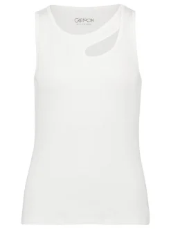 Cartoon Damen Top in weiß