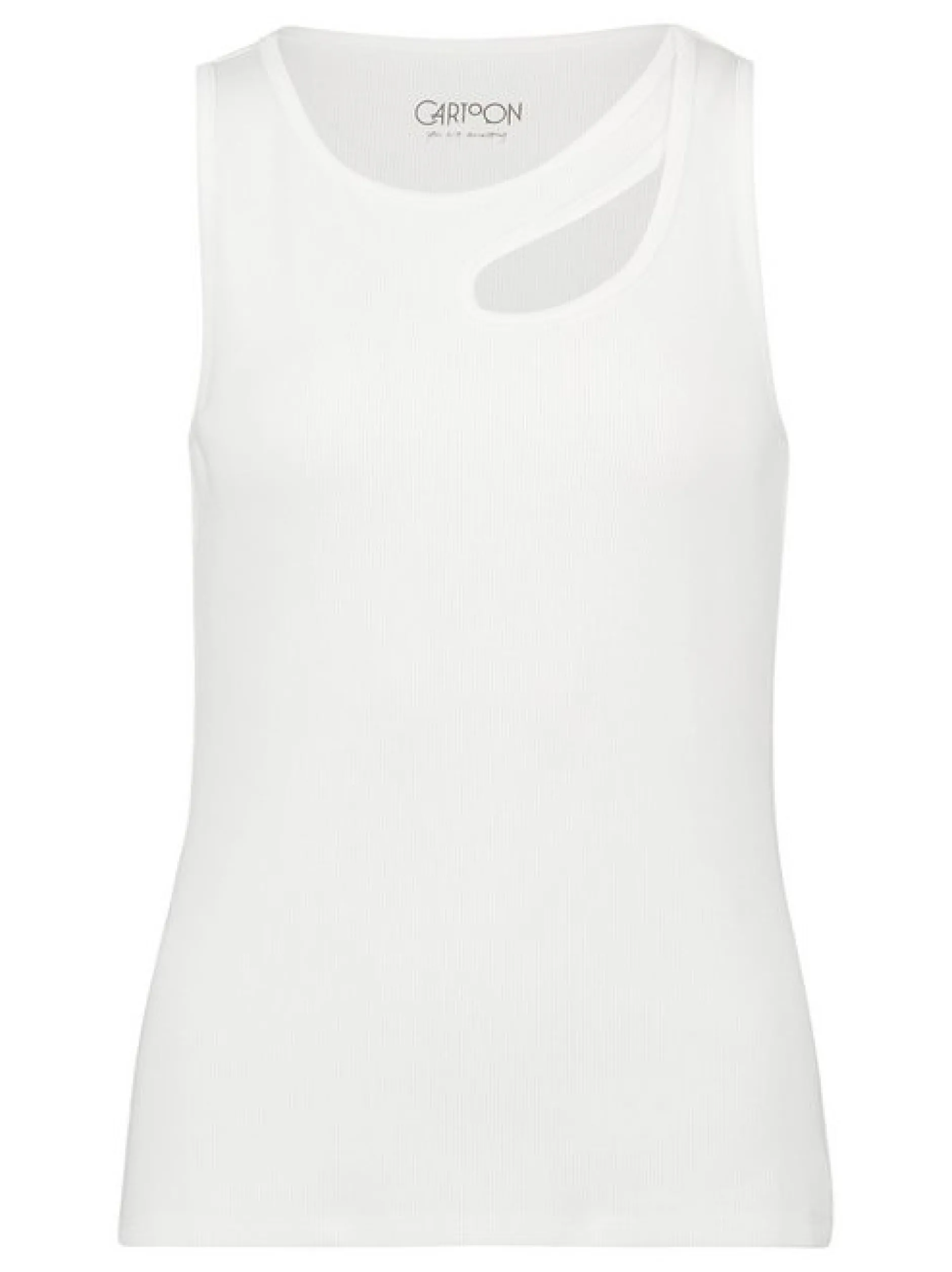 Cartoon Damen Top in weiß