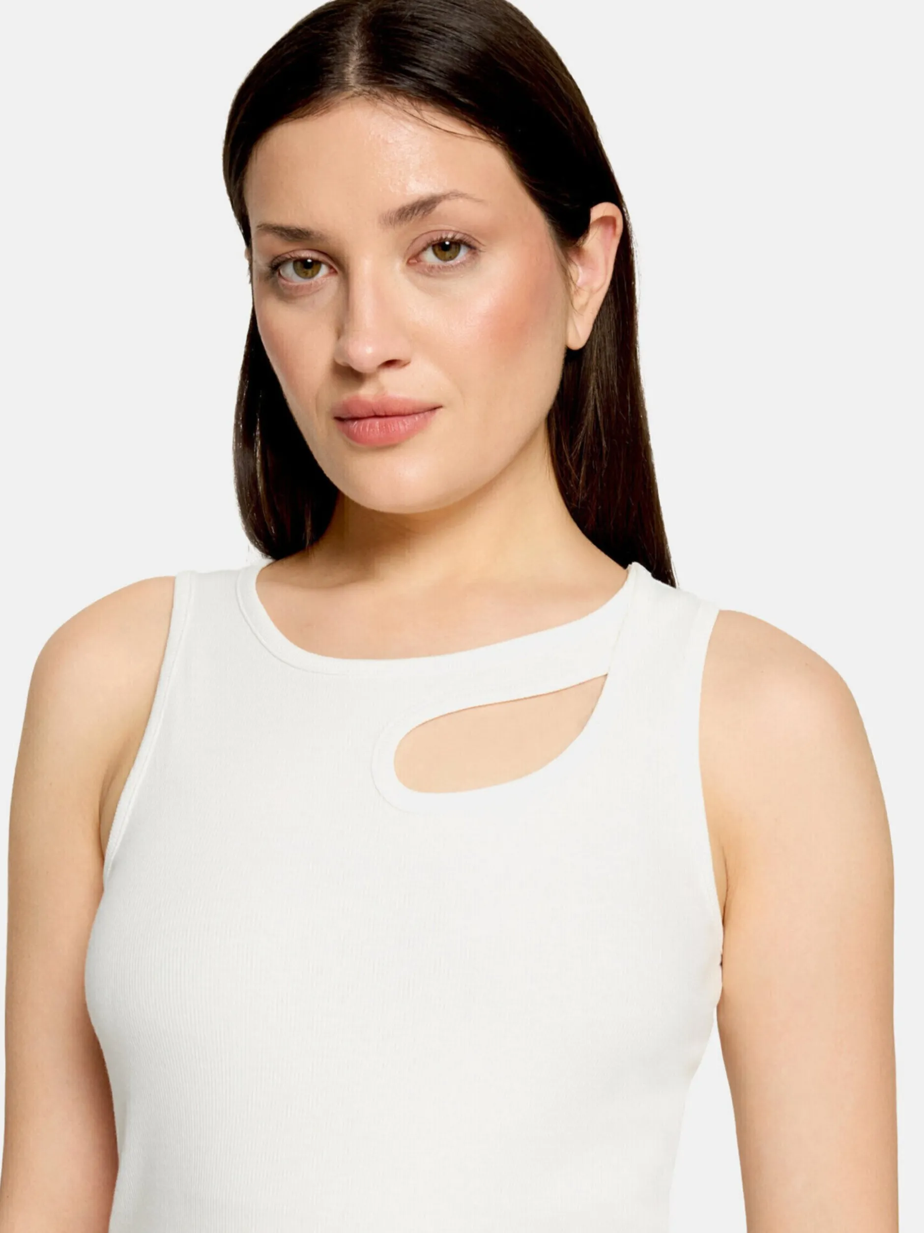 Cartoon Damen Top in weiß