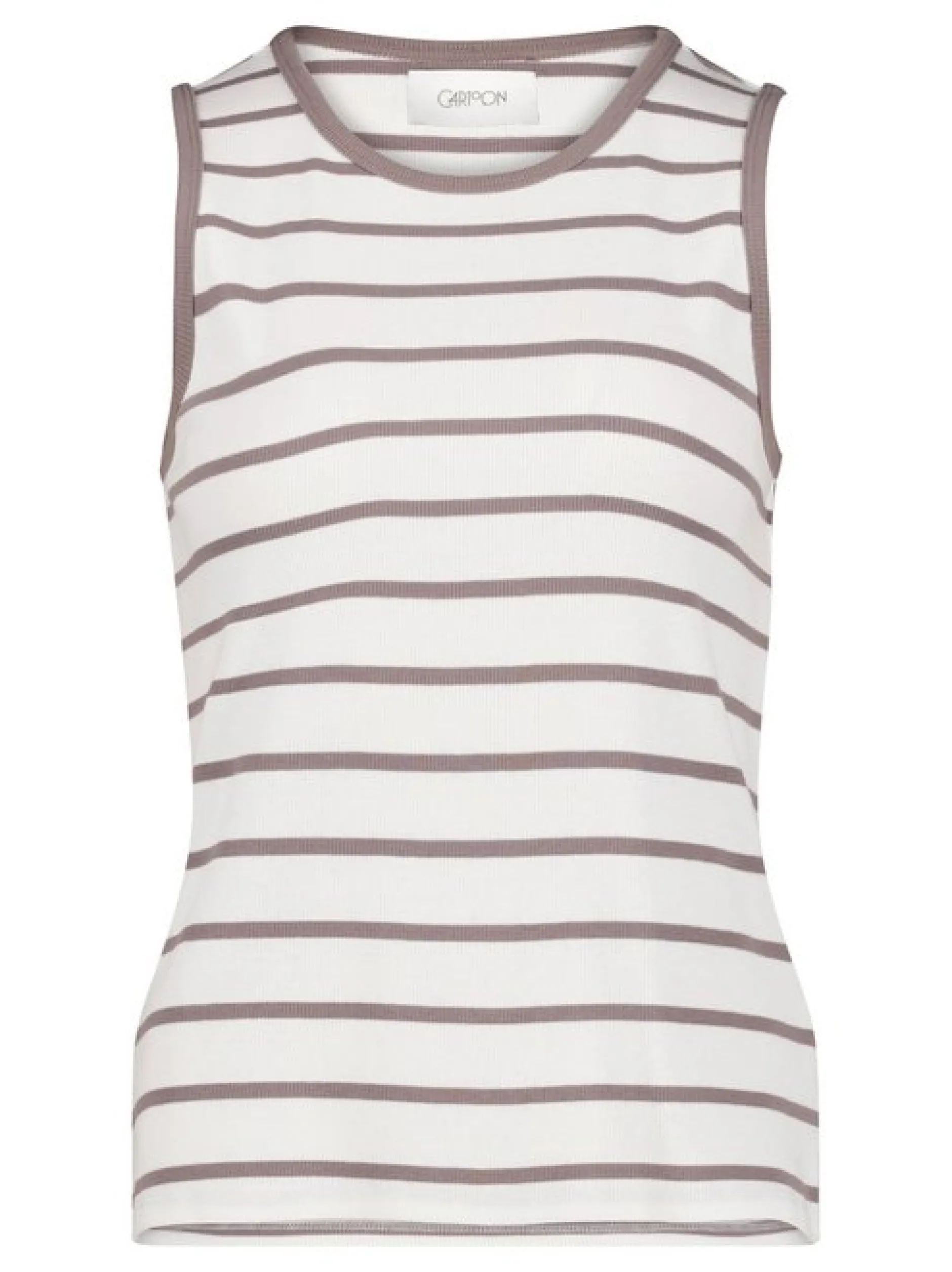 Cartoon Damen Top in weiß beige
