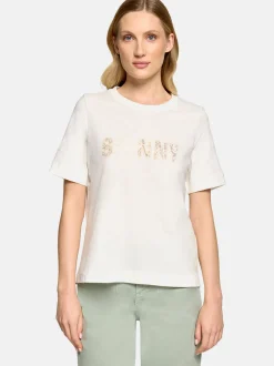 Cartoon Damen T-Shirt in ecru