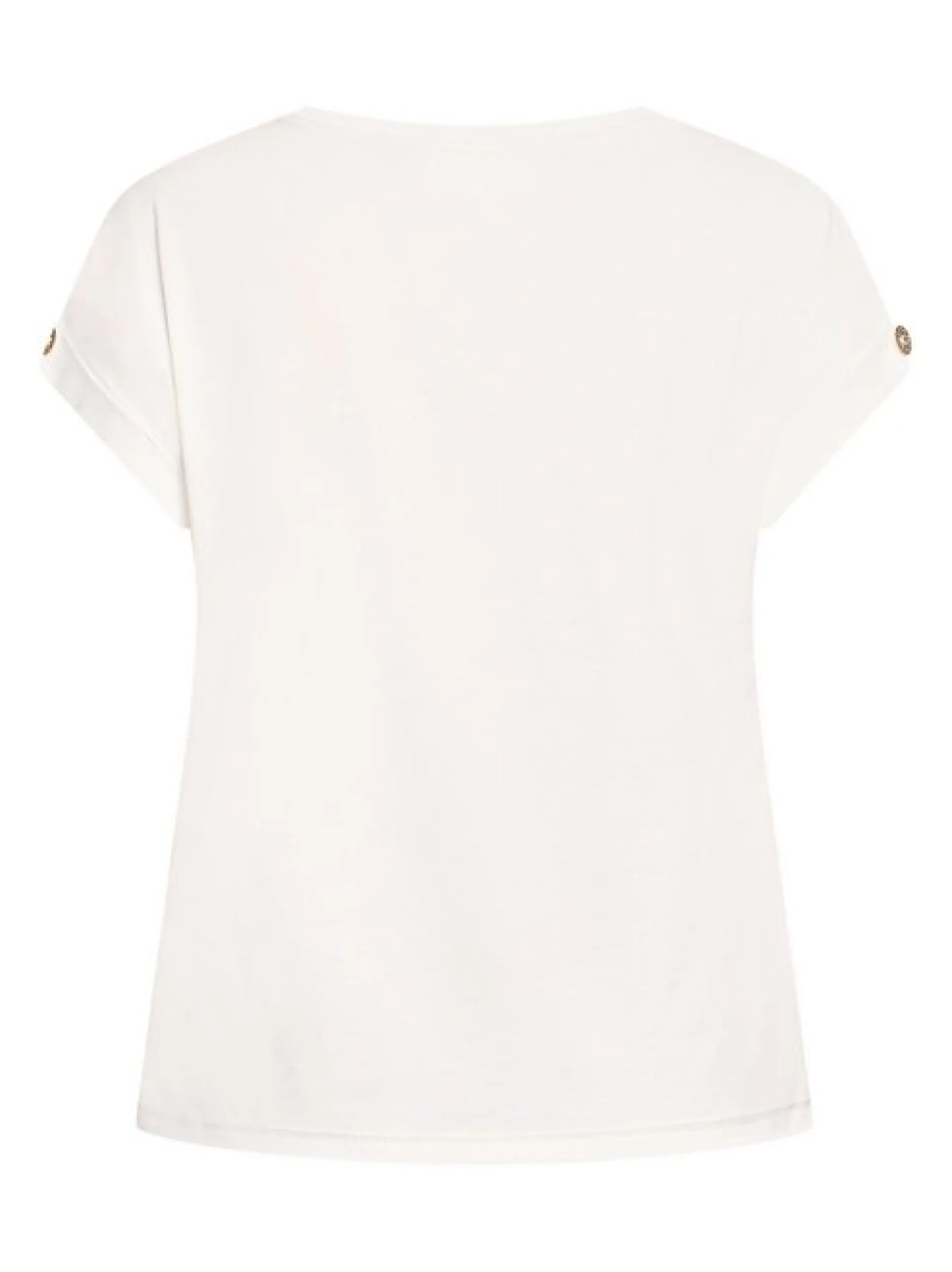 Cartoon Damen T-Shirt in weiß
