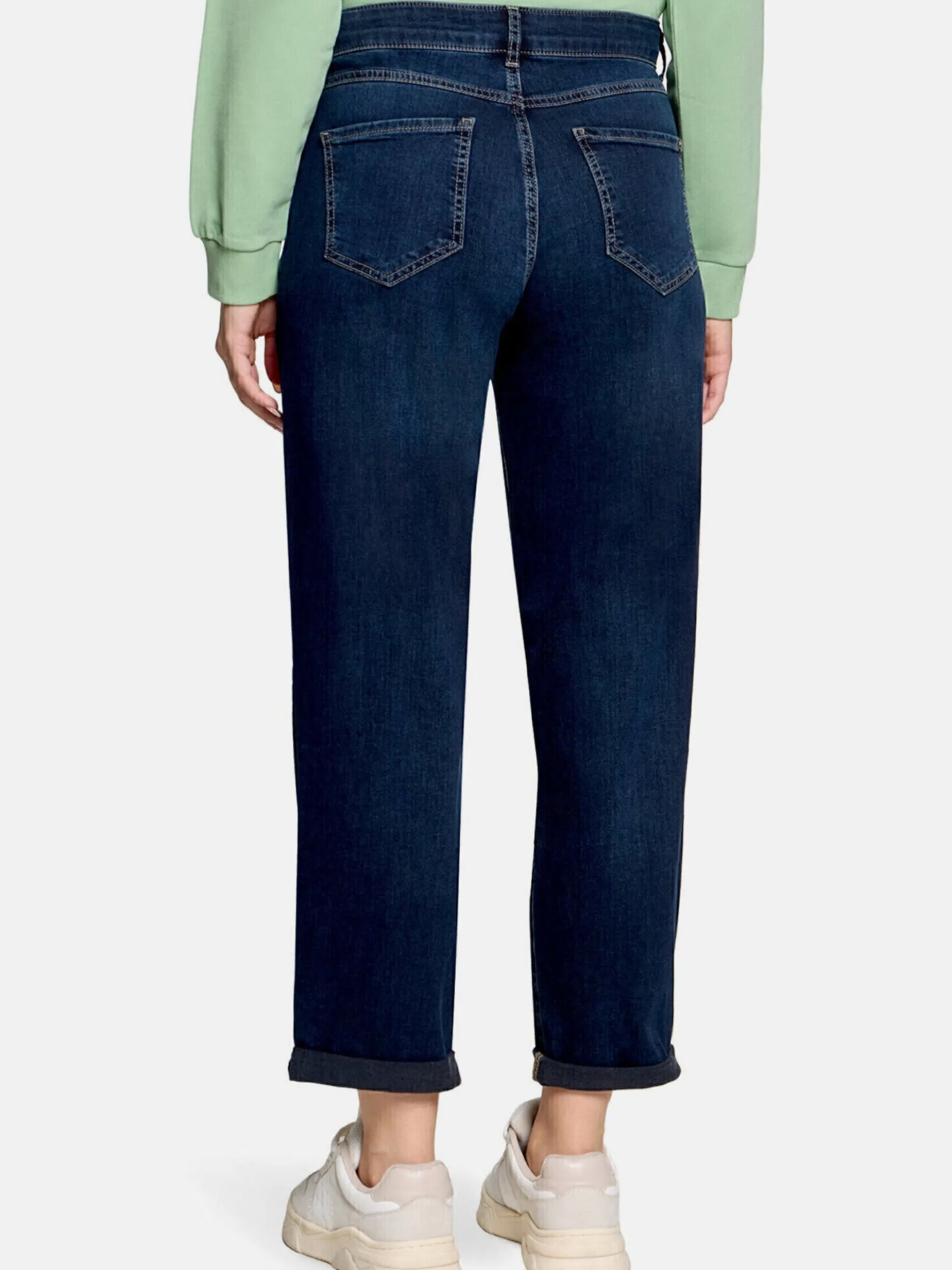 Cartoon Damen Used Look-Jeans in marine royal