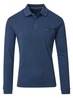 CASAMODA Herren Basic Poloshirt im 2er-Pack in bordeaux