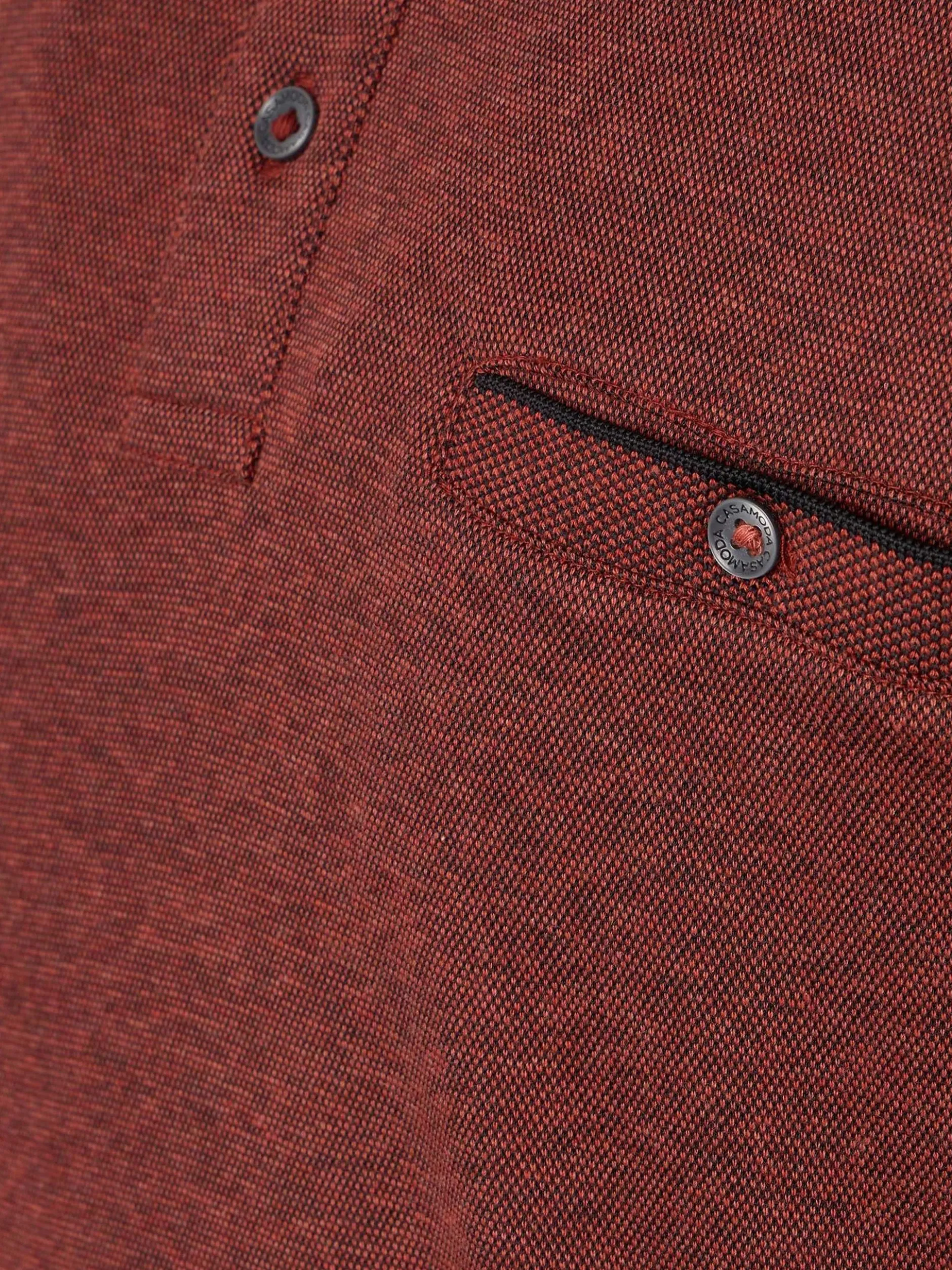 CASAMODA Herren Basic Poloshirt in bordeaux
