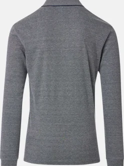 CASAMODA Herren Basic Poloshirt im 2er-Pack in grau blau