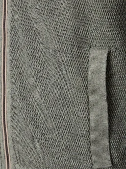 CASAMODA Herren Basic Strickjacke in oliv