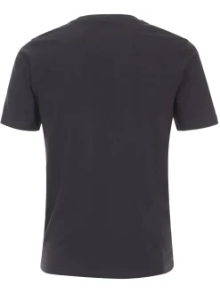 CASAMODA Herren Basic T-Shirt im 3er-Pack in anthrazit grau