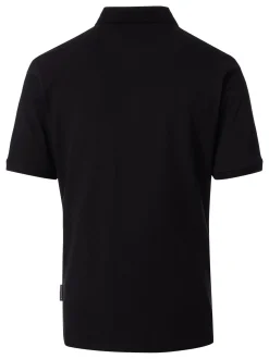 CASAMODA Herren Poloshirt - Basic in schwarz