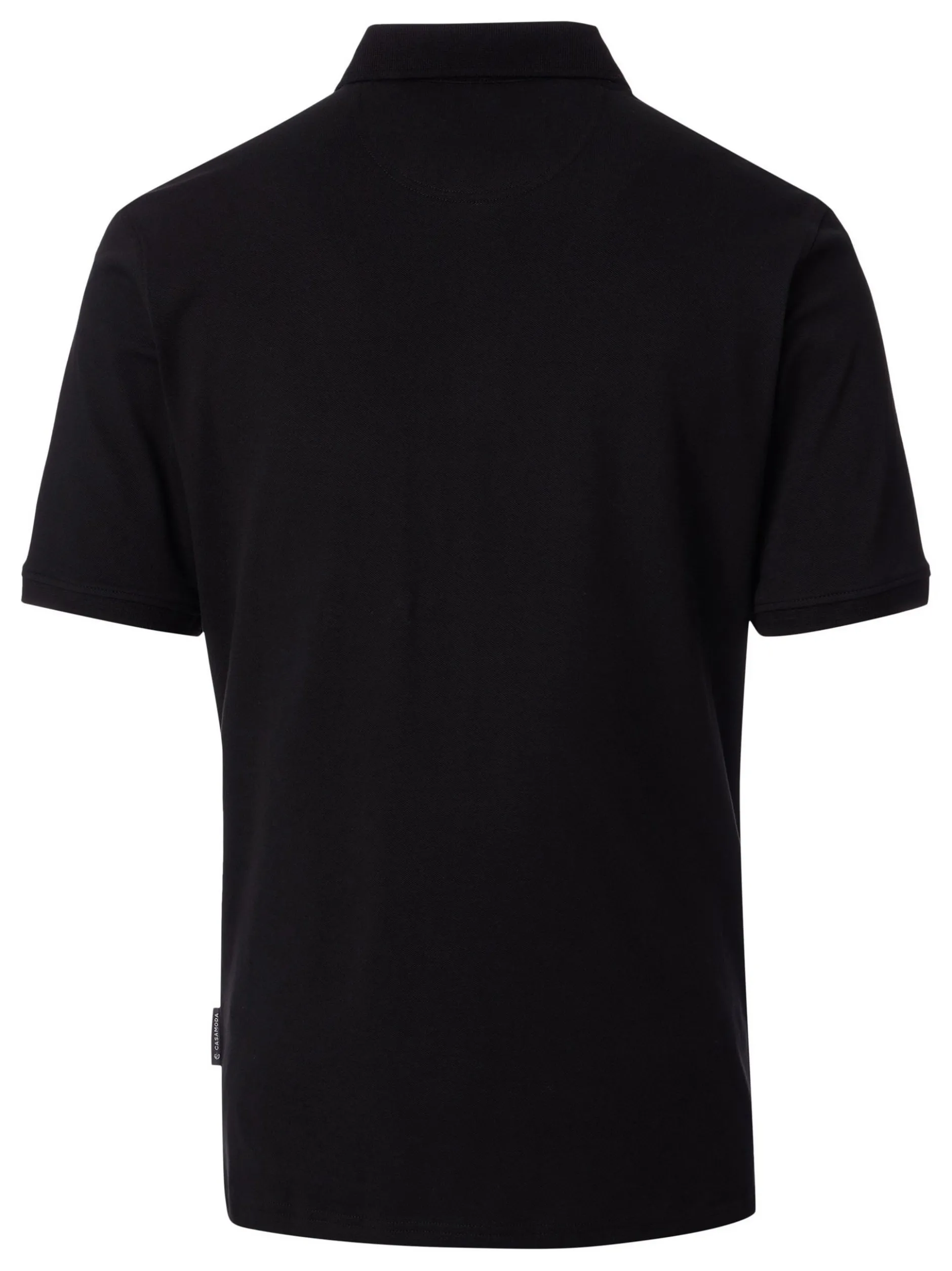CASAMODA Herren Poloshirt - Basic in schwarz