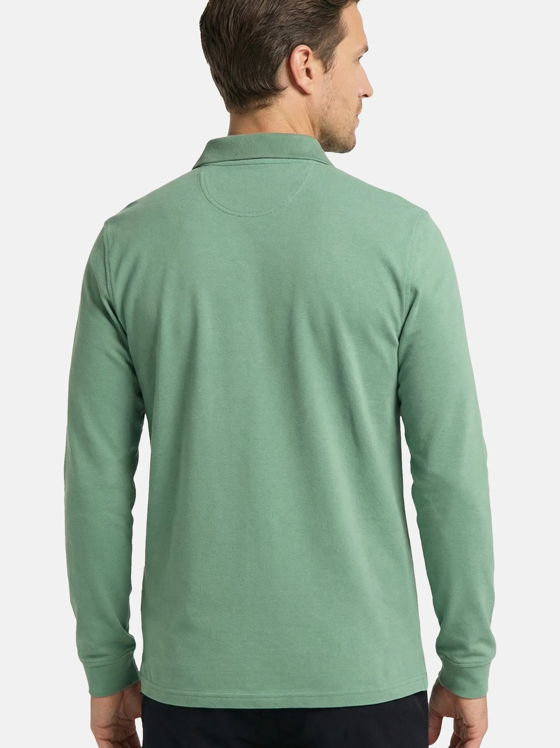 CASAMODA Herren Poloshirt im 2er-Pack Basic in grün