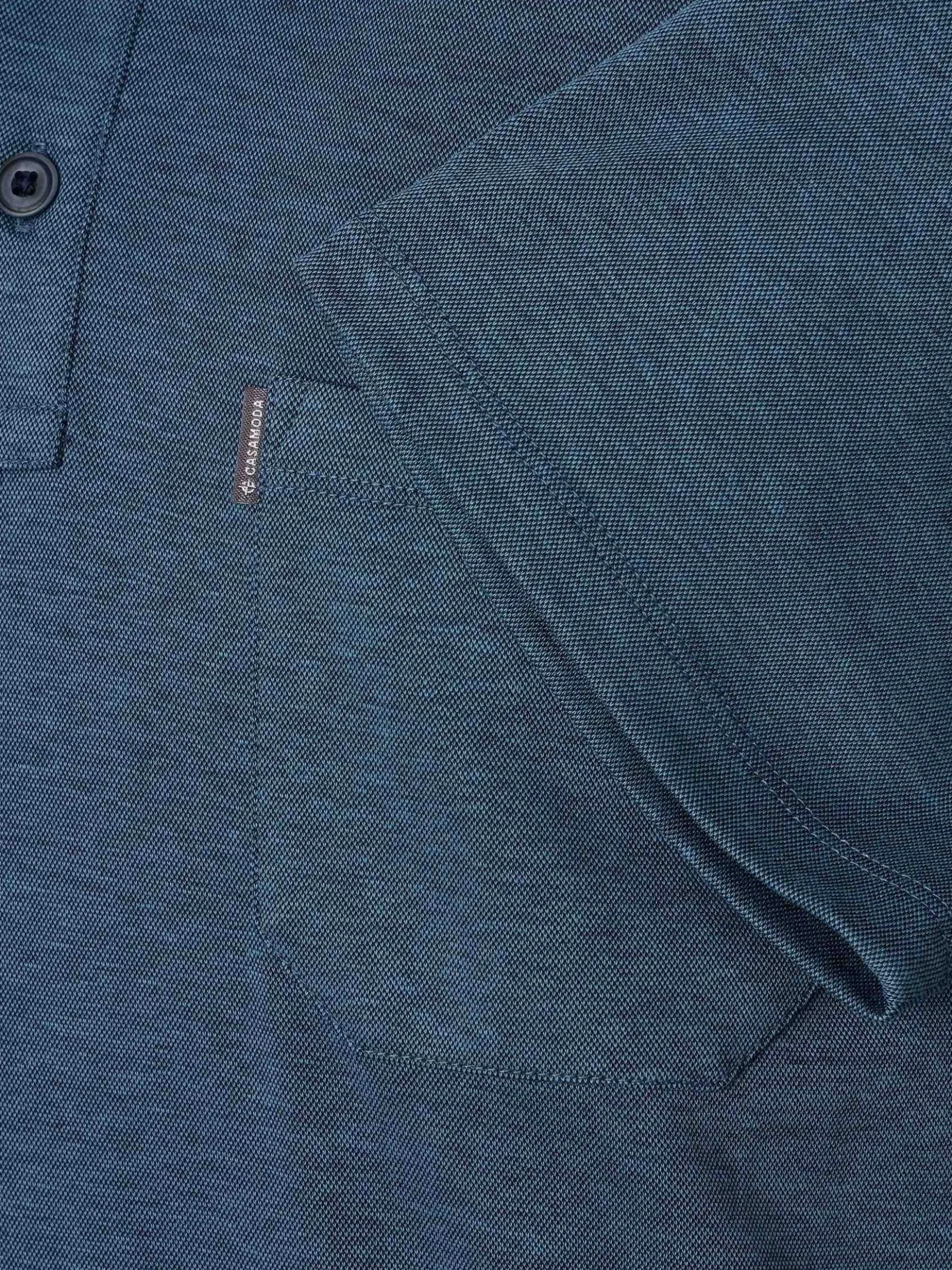 CASAMODA Herren Poloshirt in blau