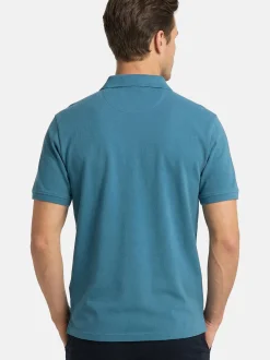 CASAMODA Herren Poloshirt in petrol