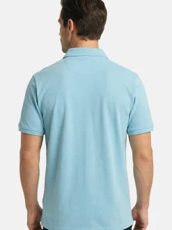CASAMODA Herren Poloshirt in türkis