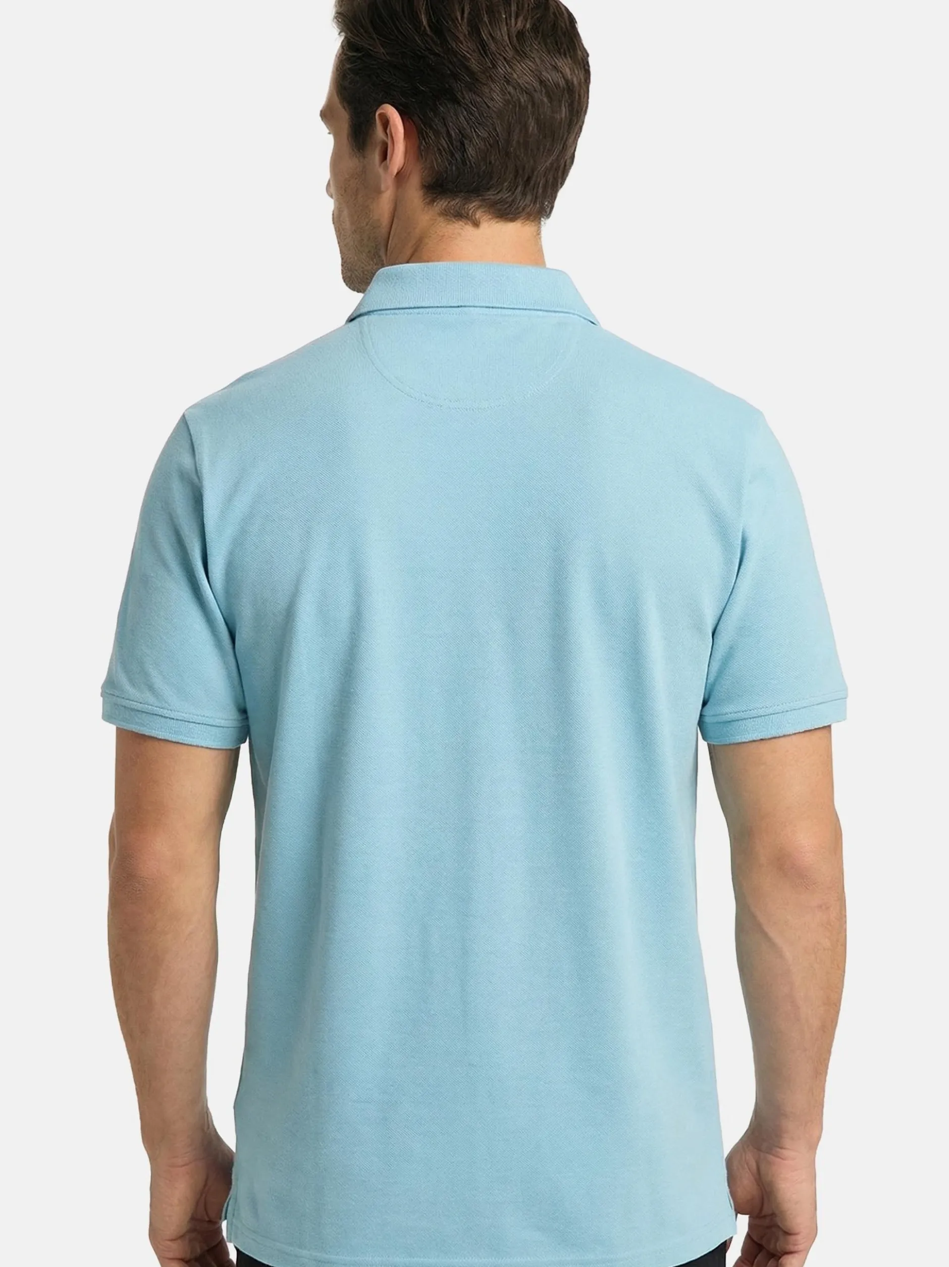 CASAMODA Herren Poloshirt in türkis