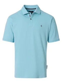 CASAMODA Herren Poloshirt in türkis