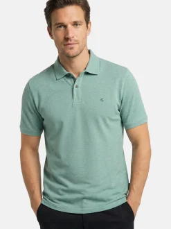 CASAMODA Herren Poloshirt in grün