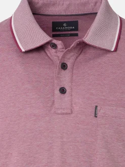 CASAMODA Herren Poloshirts im 2er-Pack in rot