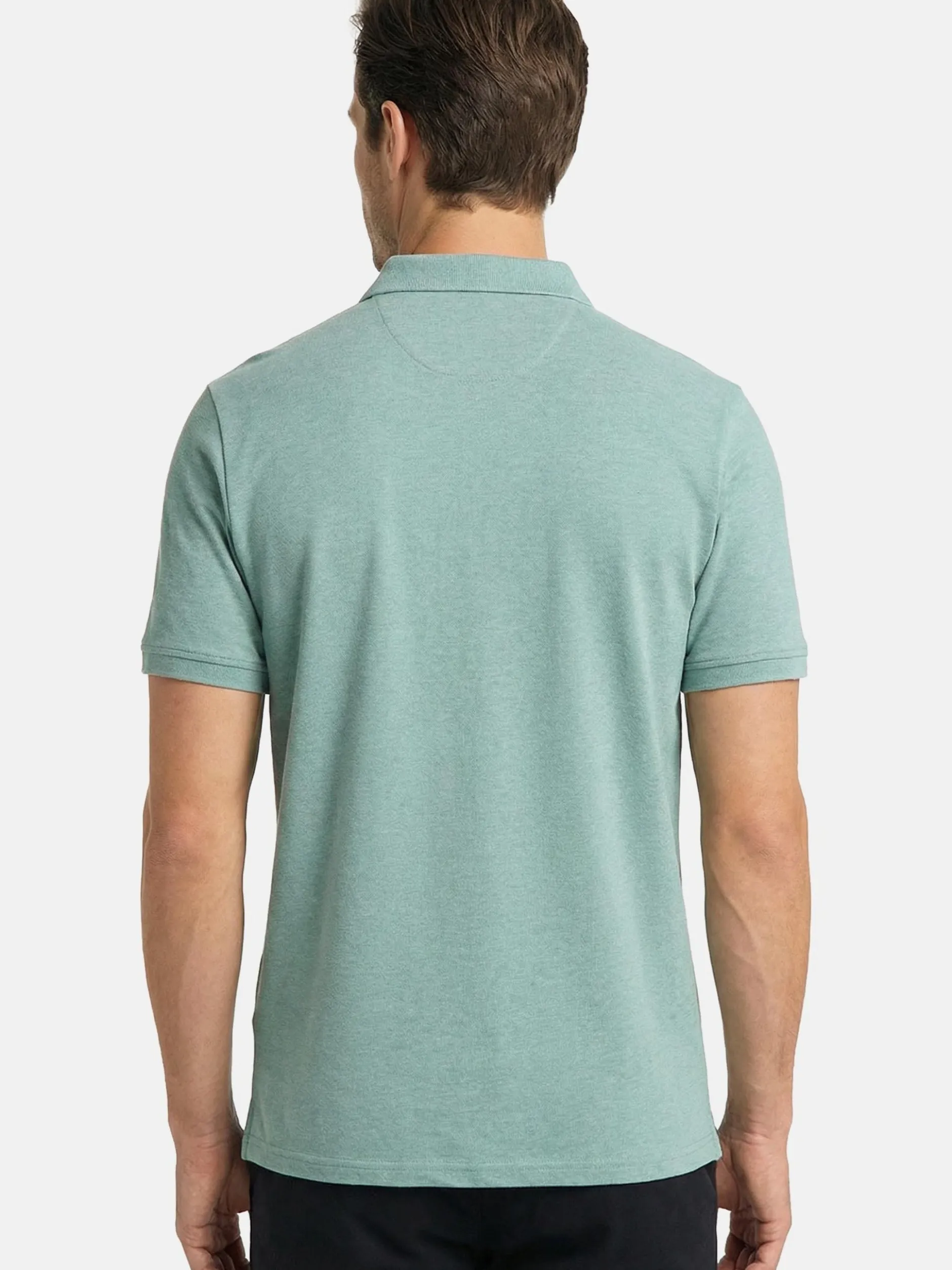 CASAMODA Herren Poloshirts im 2er-Pack in grün