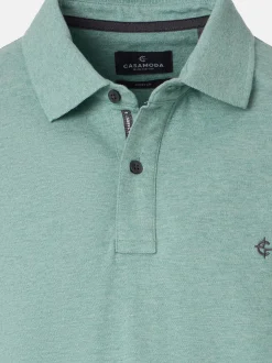 CASAMODA Herren Poloshirts im 2er-Pack in grün