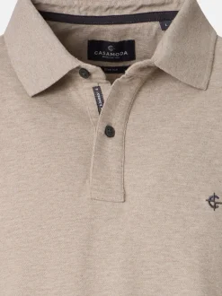 CASAMODA Herren Poloshirts im 2er-Pack in beige