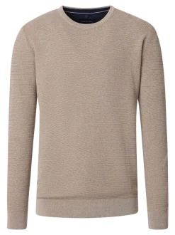 CASAMODA Herren Pullover - Basic in beige