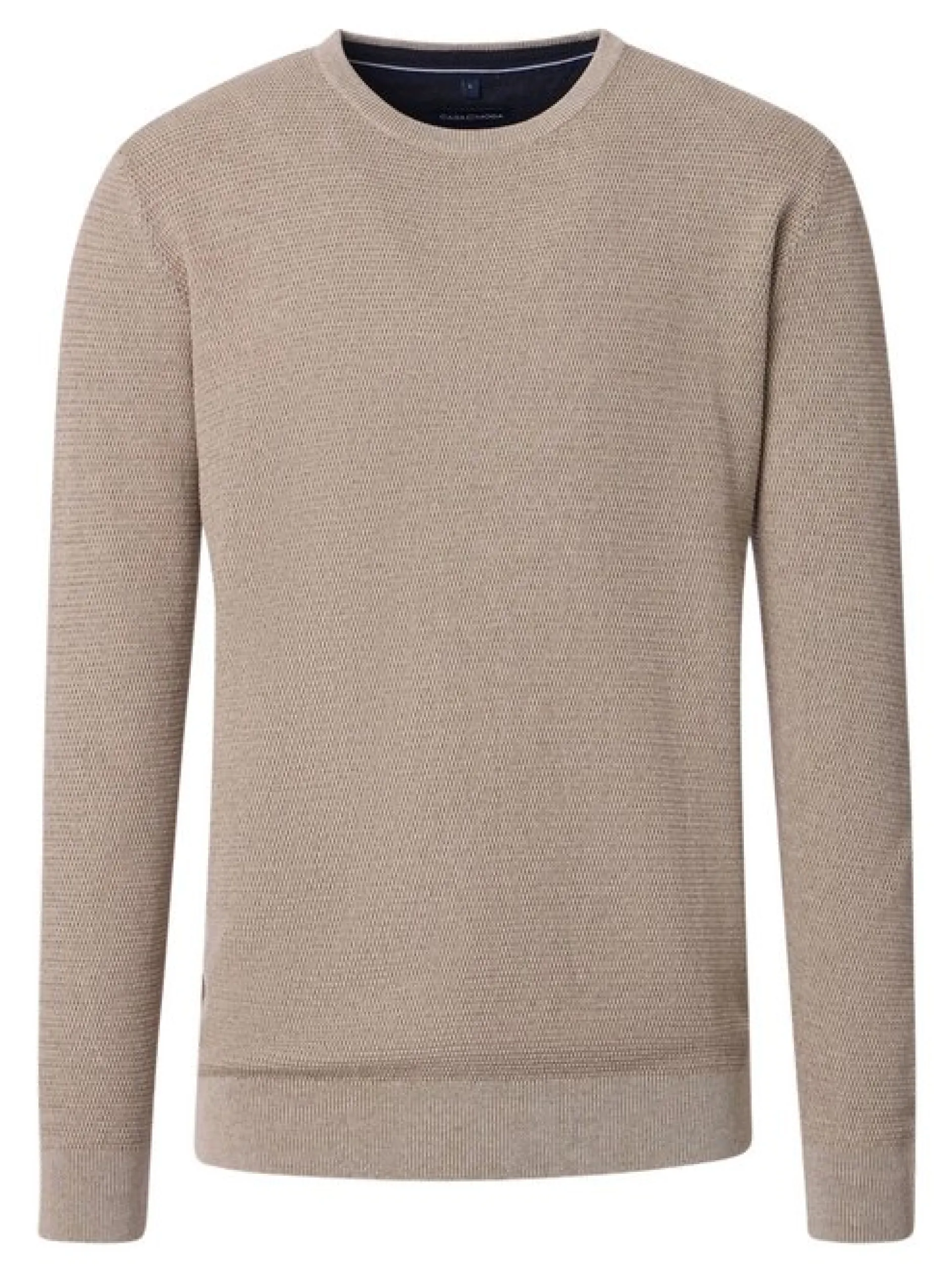 CASAMODA Herren Pullover - Basic in beige