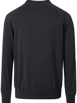 CASAMODA Herren Strickjacke - Basic in grau