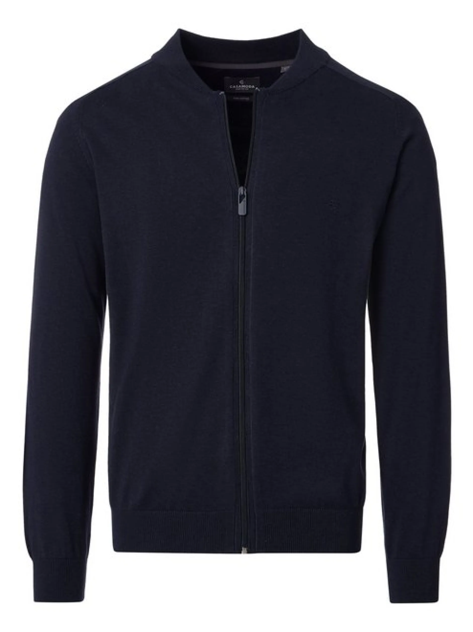 CASAMODA Herren Strickjacke - Basic in blau