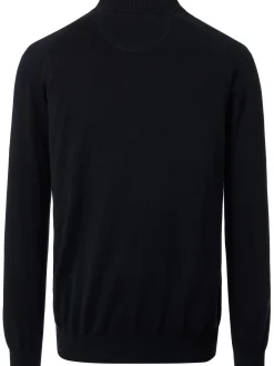 CASAMODA Herren Strickjacke - Basic in schwarz