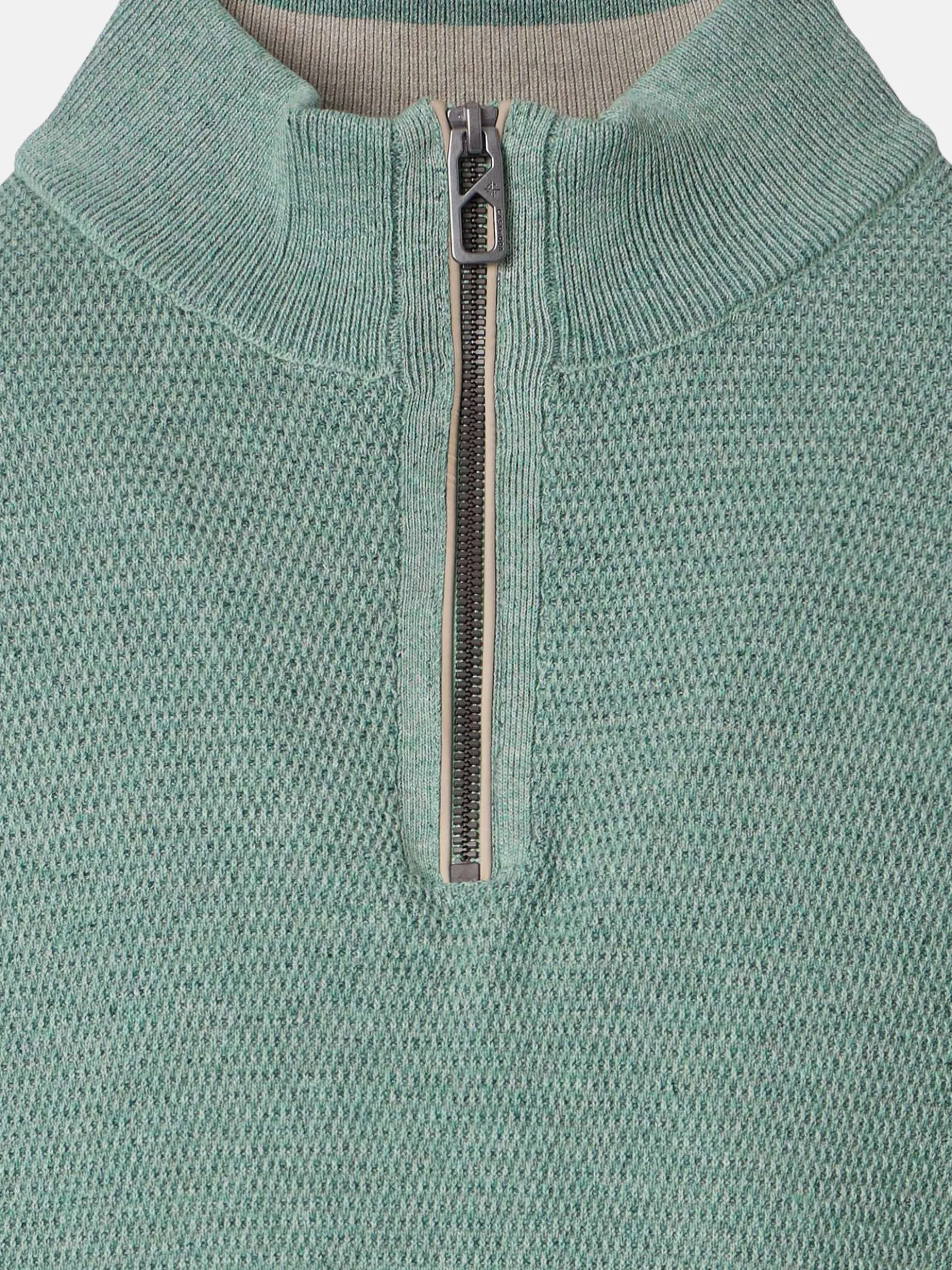 CASAMODA Herren Troyer - Basic in grün - Ärmel: langarm